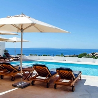 Luxurise Ibiza Villa Allison mit Pool - spektakulrer Meerblick auf Ibiza